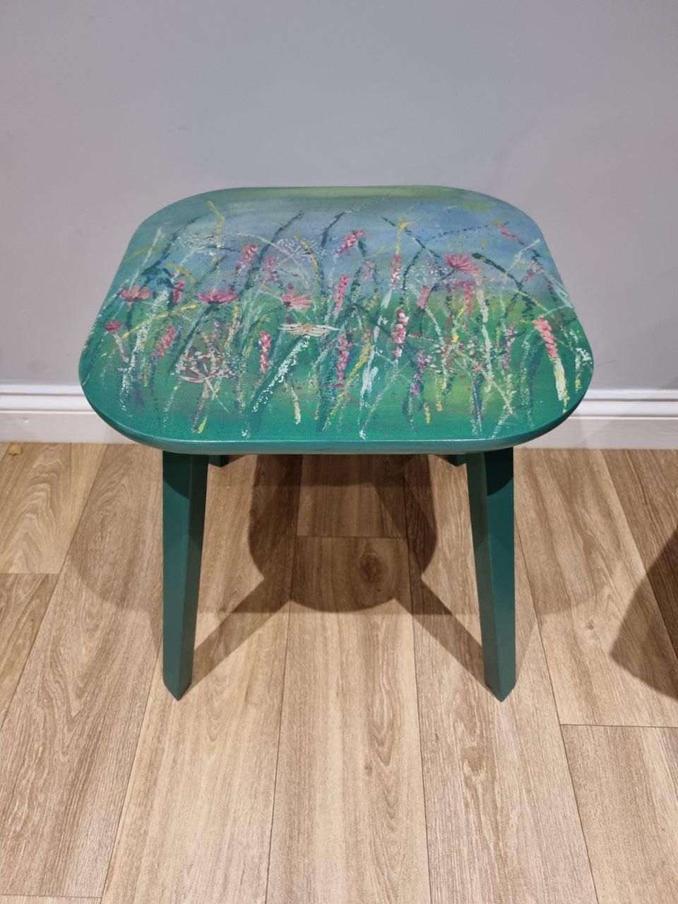 Floral Side Table