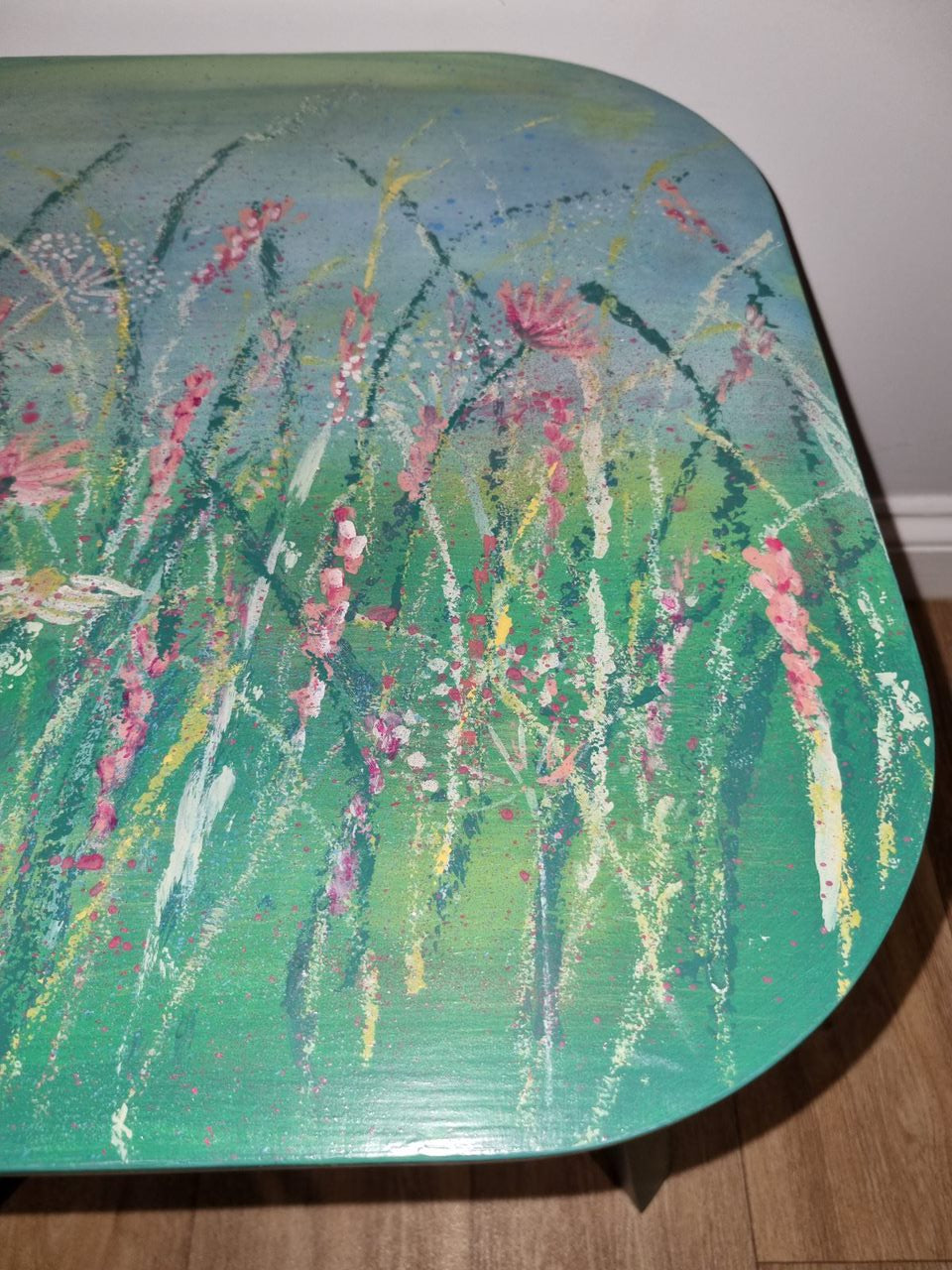 Floral Side Table