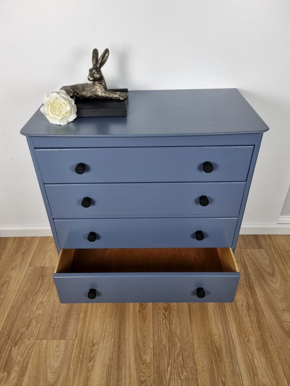 Harris Lebus Vintage Chest of Drawers in Denim Blue