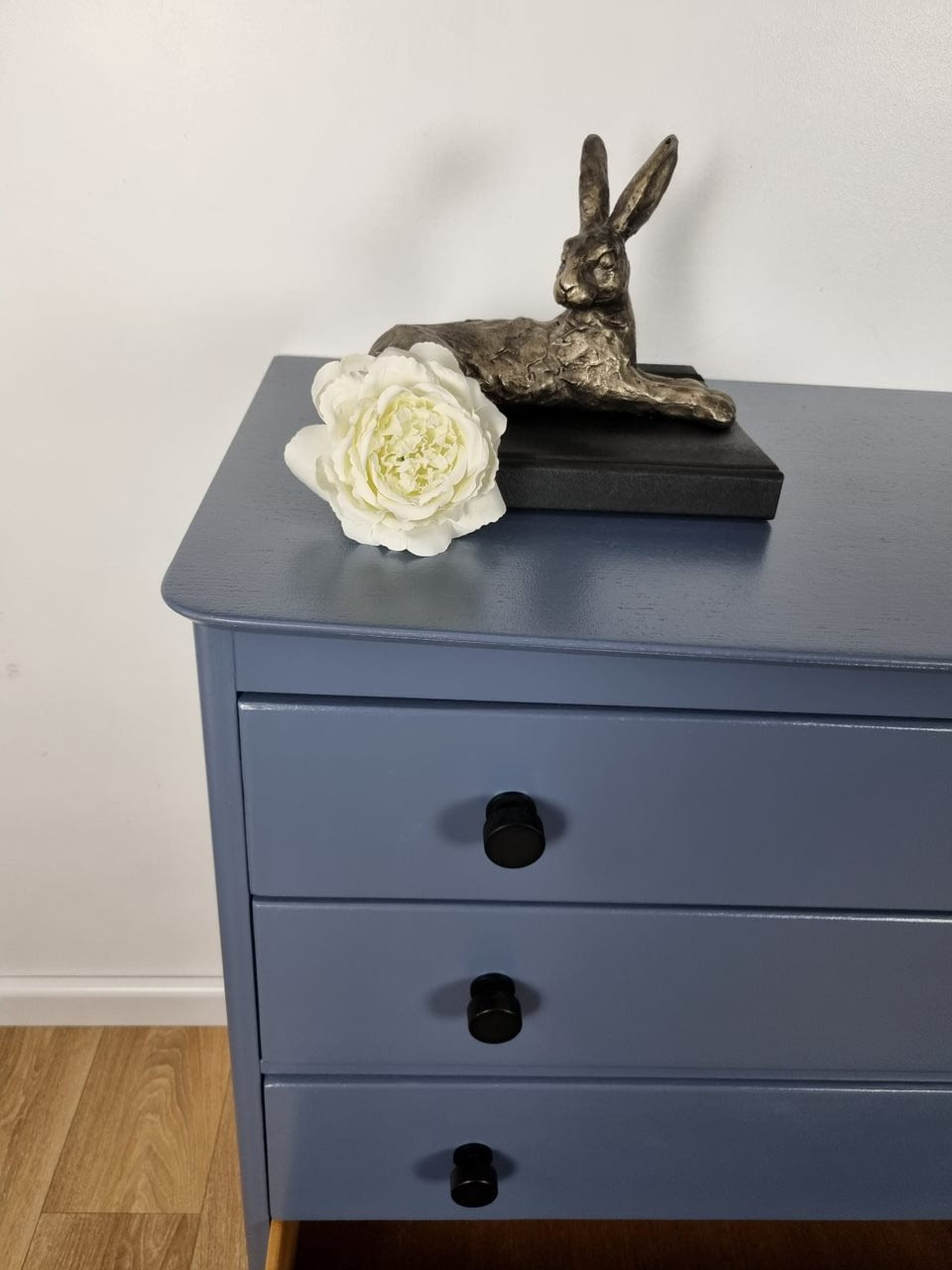 Harris Lebus Vintage Chest of Drawers in Denim Blue