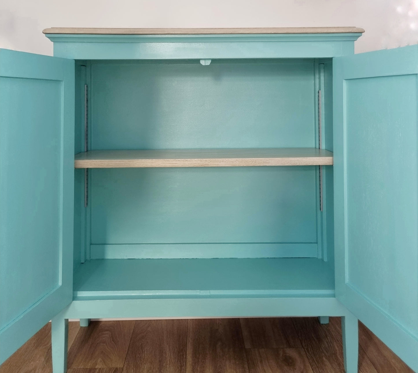 Tiffany Blue Hallway Storage Cupboard