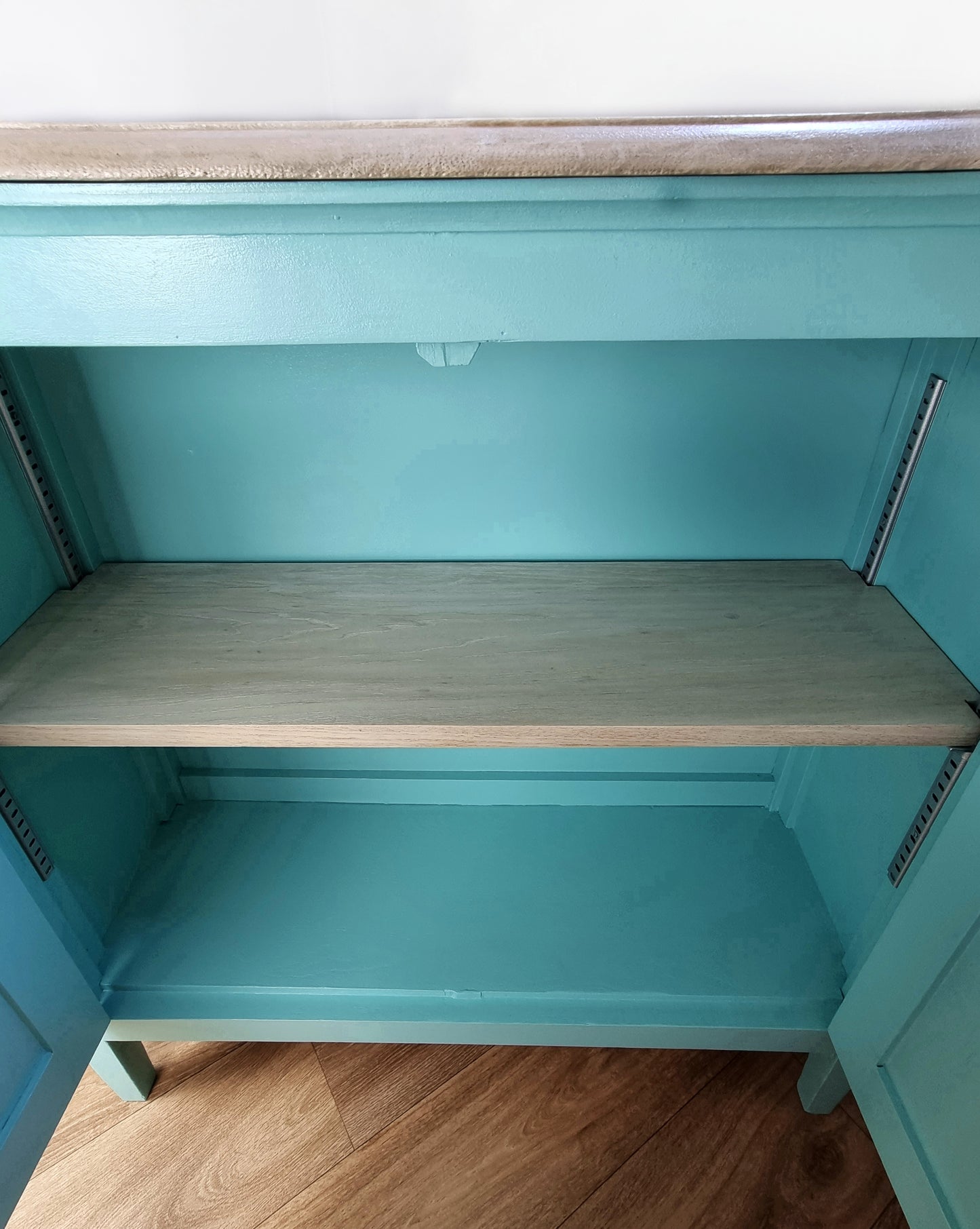 Tiffany Blue Hallway Storage Cupboard